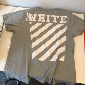 Off white half truck tshirts